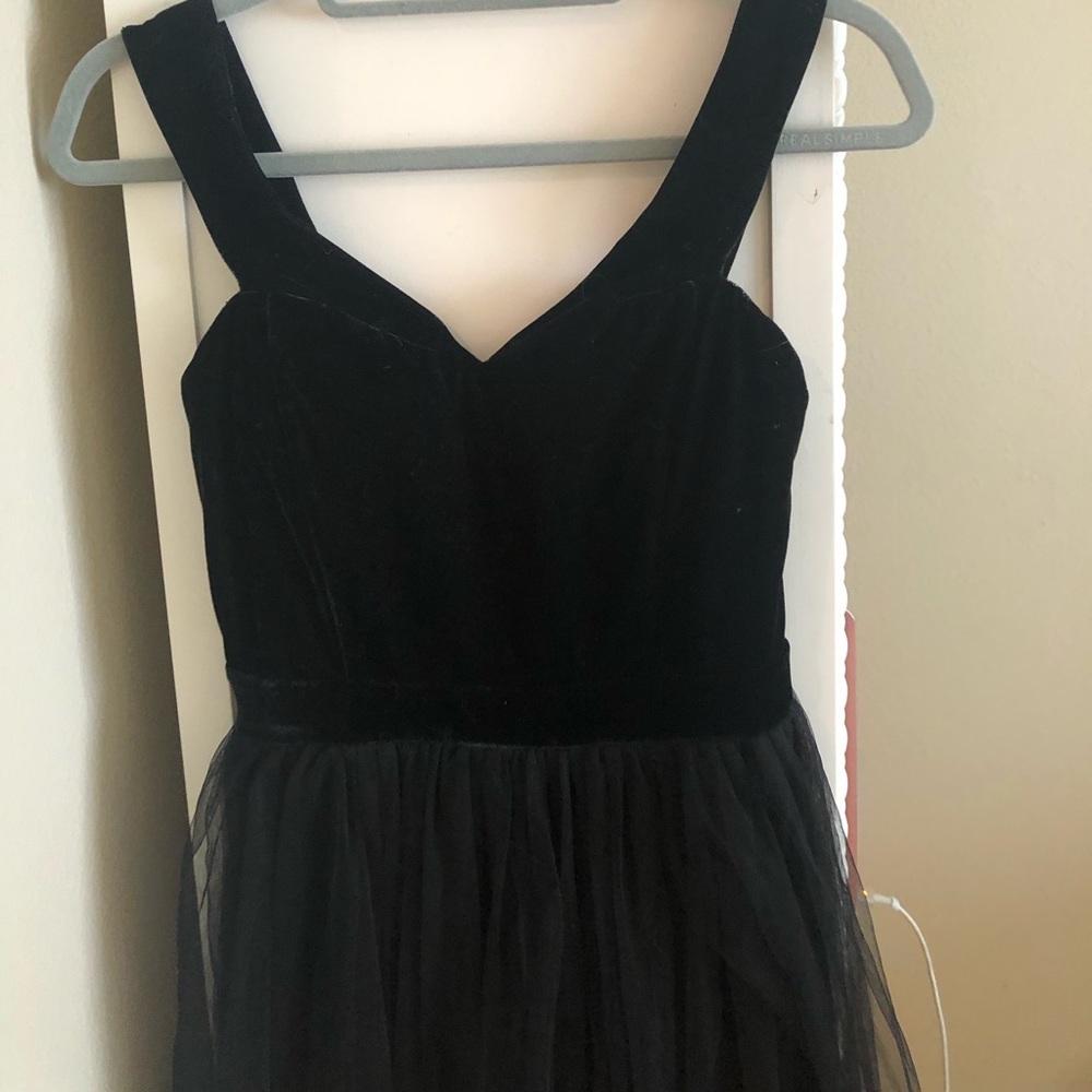 VELVET TOOL DRESS - Picture 2 of 4